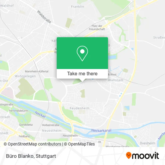 Карта Büro Blanko