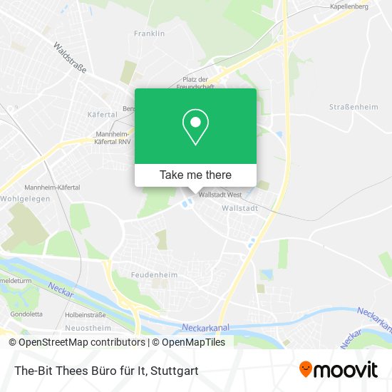 The-Bit Thees Büro für It map