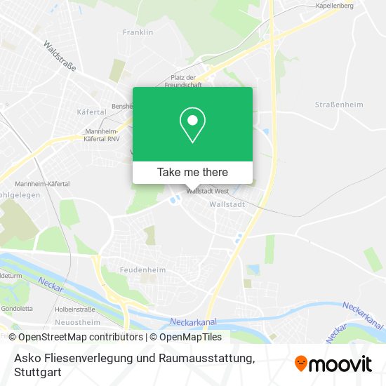 Asko Fliesenverlegung und Raumausstattung map