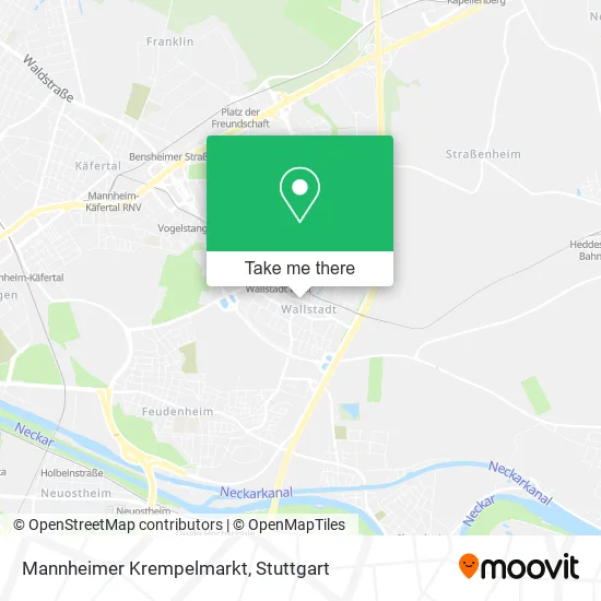 Карта Mannheimer Krempelmarkt