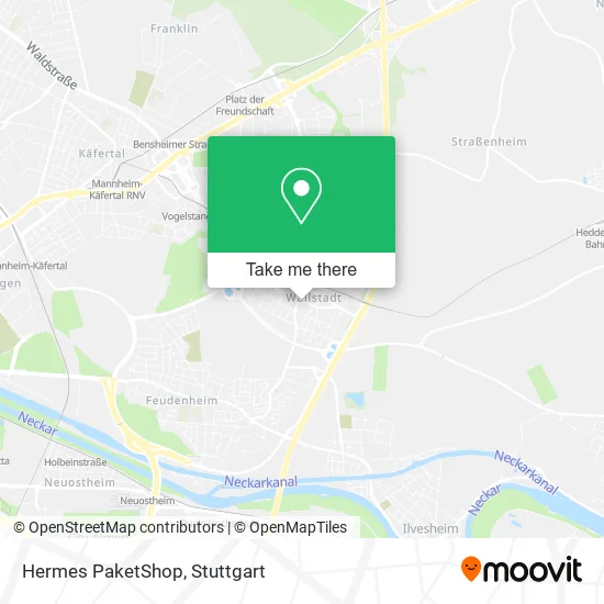 Карта Hermes PaketShop