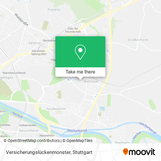 Карта Versicherungslückenmonster
