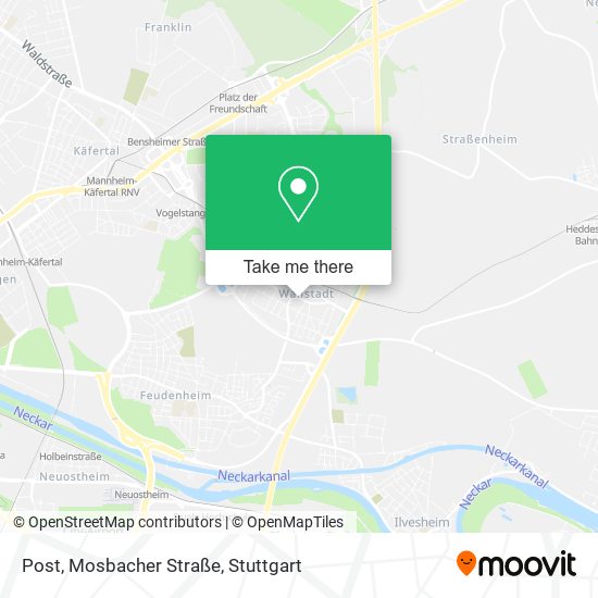 Post, Mosbacher Straße map
