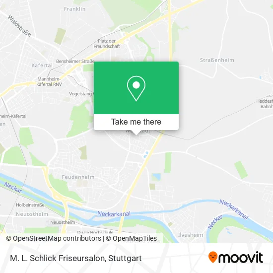 Карта M. L. Schlick Friseursalon