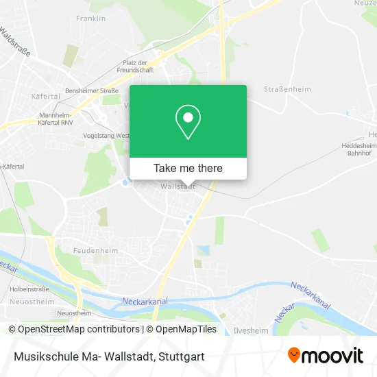 Карта Musikschule Ma- Wallstadt