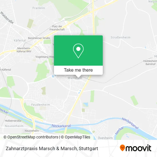 Карта Zahnarztpraxis Marsch & Marsch