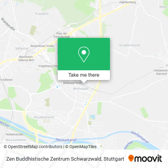 Карта Zen Buddhistische Zentrum Schwarzwald
