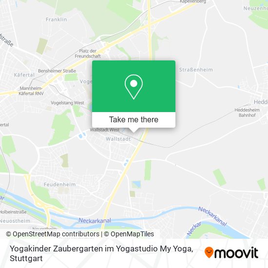 Карта Yogakinder Zaubergarten im Yogastudio My Yoga