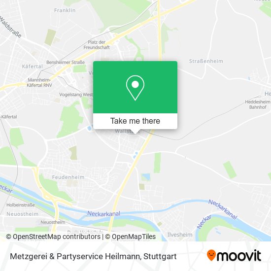 Карта Metzgerei & Partyservice Heilmann
