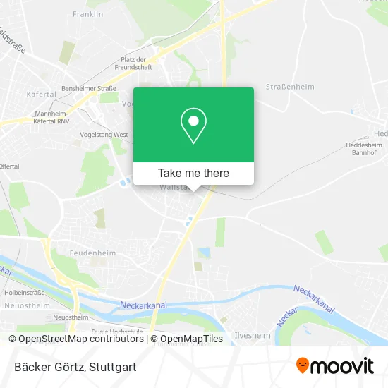 Карта Bäcker Görtz