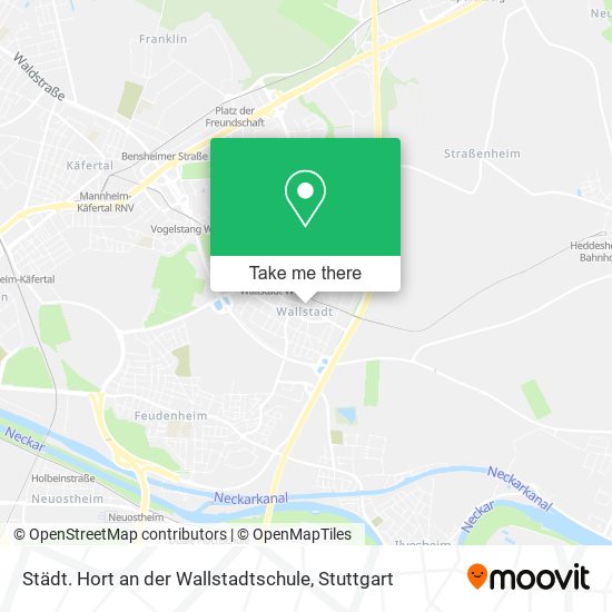 Städt. Hort an der Wallstadtschule map