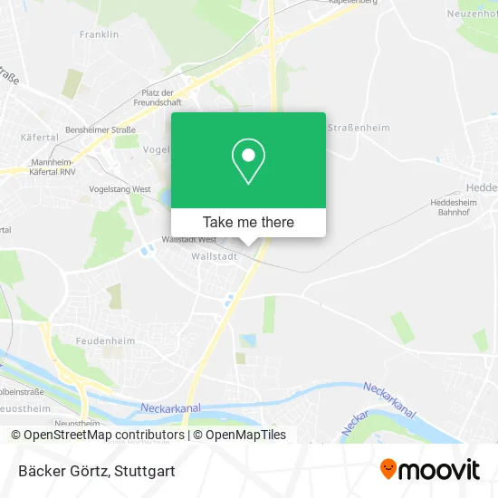 Карта Bäcker Görtz