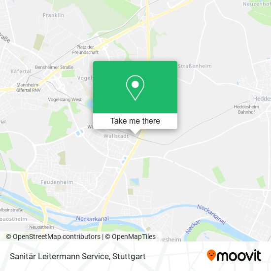 Sanitär Leitermann Service map
