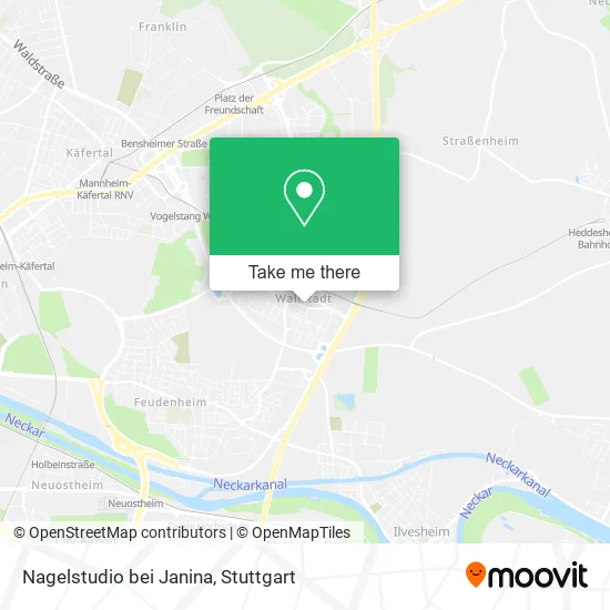 Карта Nagelstudio bei Janina