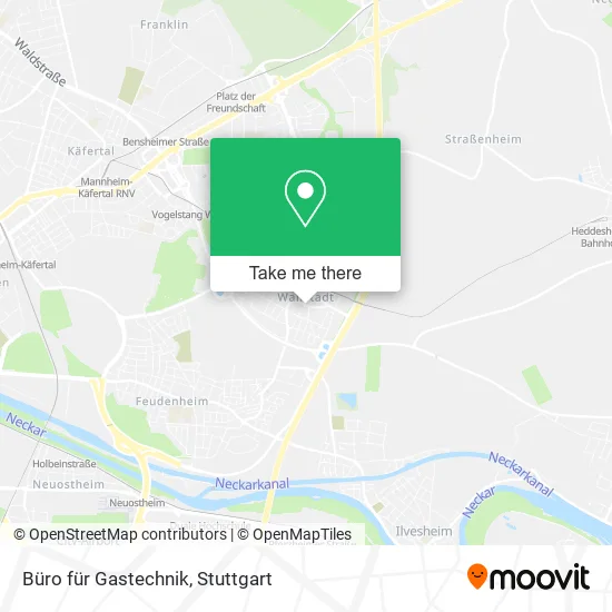 Карта Büro für Gastechnik