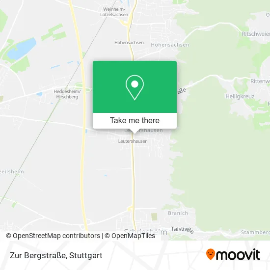 Карта Zur Bergstraße