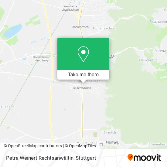 Карта Petra Weinert Rechtsanwältin