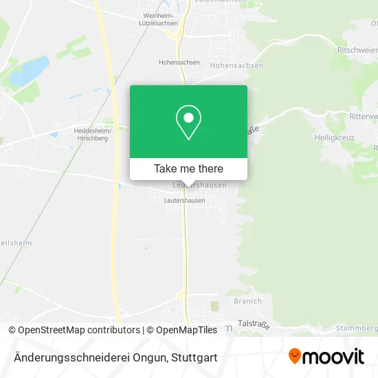 Карта Änderungsschneiderei Ongun