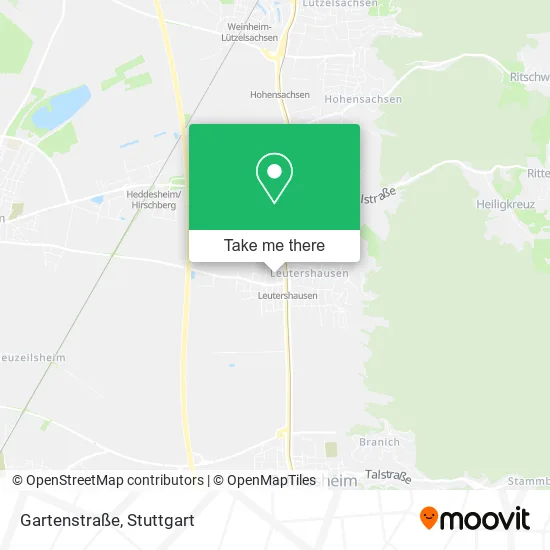 Карта Gartenstraße