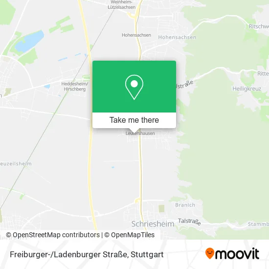 Карта Freiburger-/Ladenburger Straße