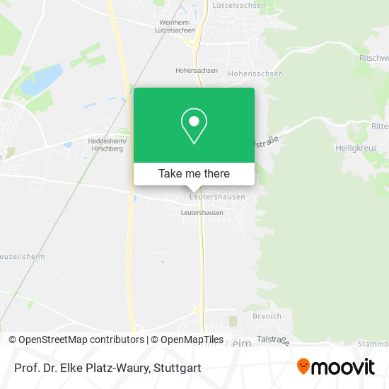 Prof. Dr. Elke Platz-Waury map