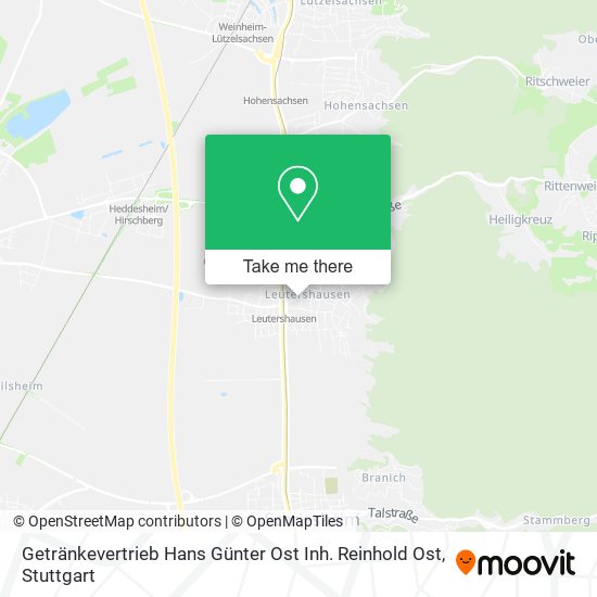 Getränkevertrieb Hans Günter Ost Inh. Reinhold Ost map