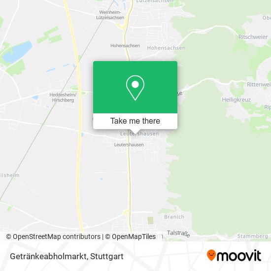Getränkeabholmarkt map