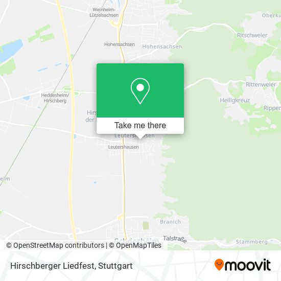 Hirschberger Liedfest map