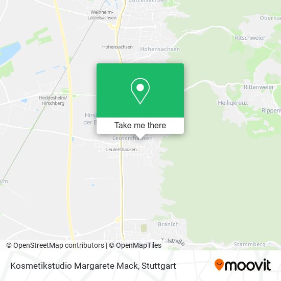 Kosmetikstudio Margarete Mack map
