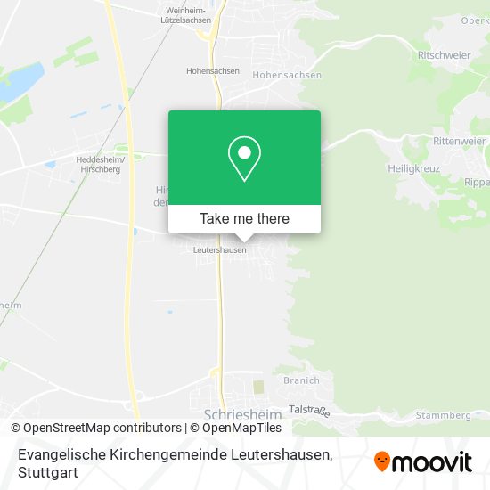 Evangelische Kirchengemeinde Leutershausen map