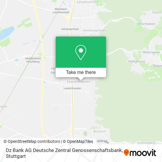 Dz Bank AG Deutsche Zentral Genossenschaftsbank map