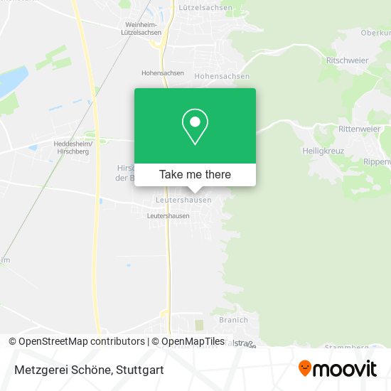 Metzgerei Schöne map
