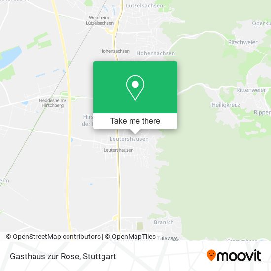 Карта Gasthaus zur Rose