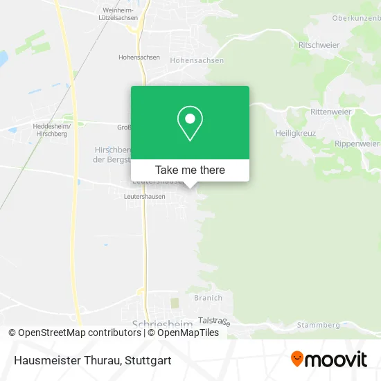 Карта Hausmeister Thurau
