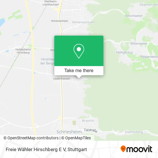 Карта Freie Wähler Hirschberg E V