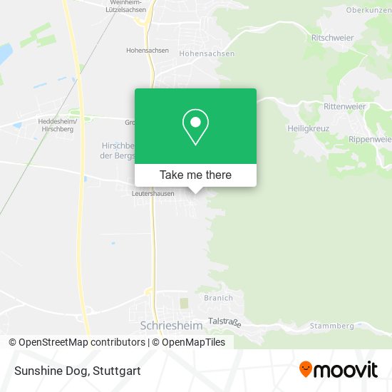 Sunshine Dog map