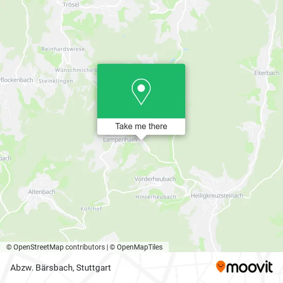 Карта Abzw. Bärsbach
