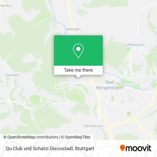 Карта Qu Club und Schatzi Discostadl