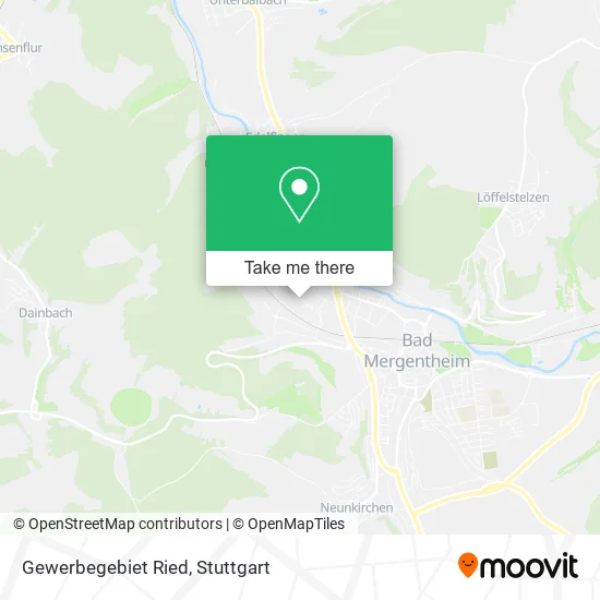 Карта Gewerbegebiet Ried