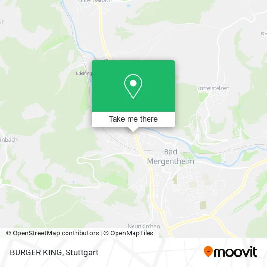 Карта BURGER KING