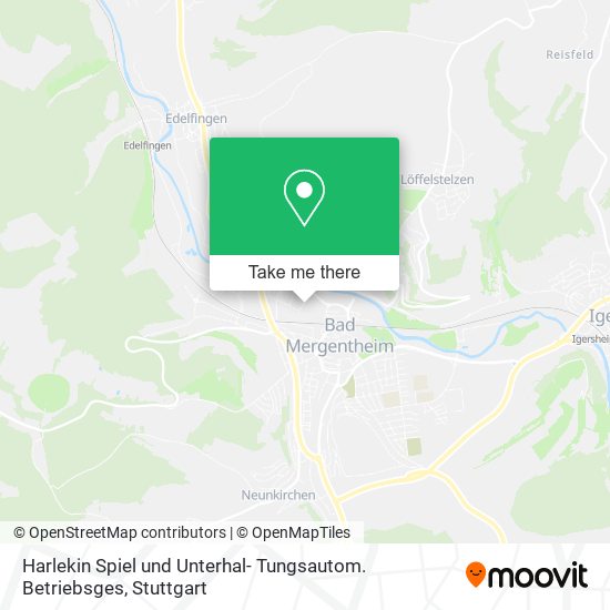 Harlekin Spiel und Unterhal- Tungsautom. Betriebsges map
