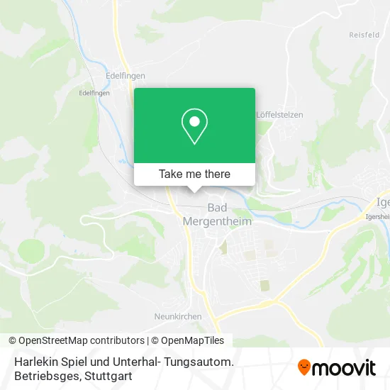 Карта Harlekin Spiel und Unterhal- Tungsautom. Betriebsges