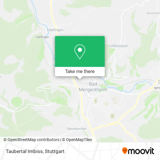 Карта Taubertal Imbiss
