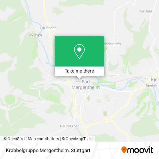 Krabbelgruppe Mergentheim map