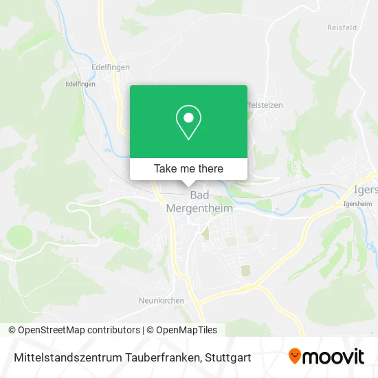 Карта Mittelstandszentrum Tauberfranken
