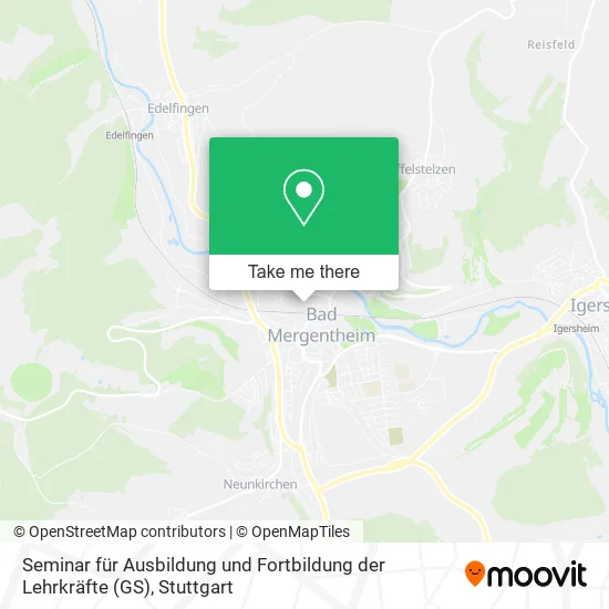 Карта Seminar für Ausbildung und Fortbildung der Lehrkräfte (GS)