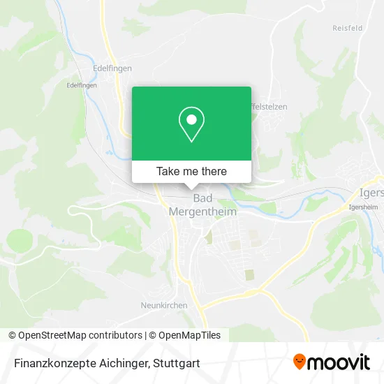 Карта Finanzkonzepte Aichinger