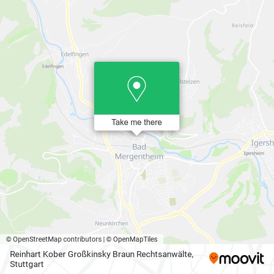 Reinhart Kober Großkinsky Braun Rechtsanwälte map