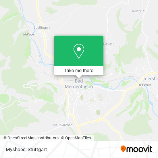 Myshoes map