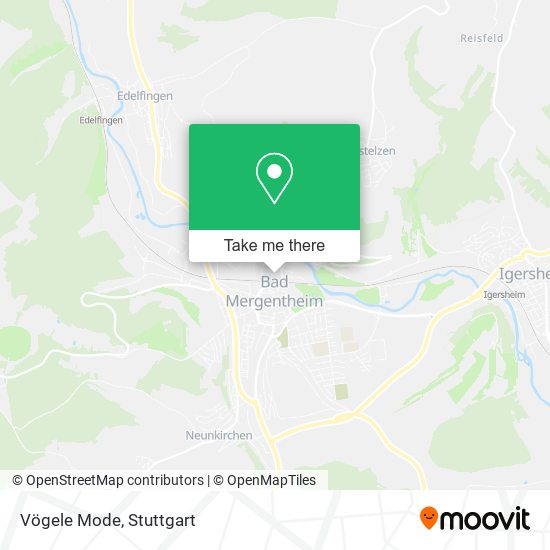 Карта Vögele Mode